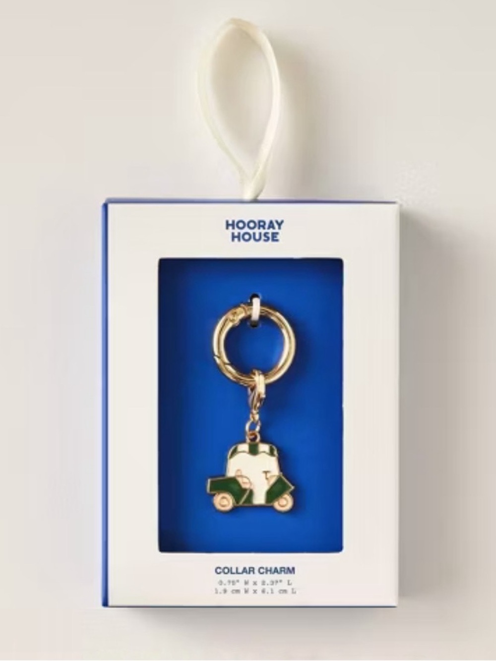 NWT Hooray House x Target Gold Cart Collar Charm